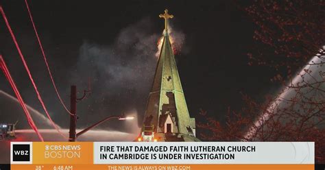 ‘We will rise’: Steeple still standing after fire tears through Cambridge church on Easter